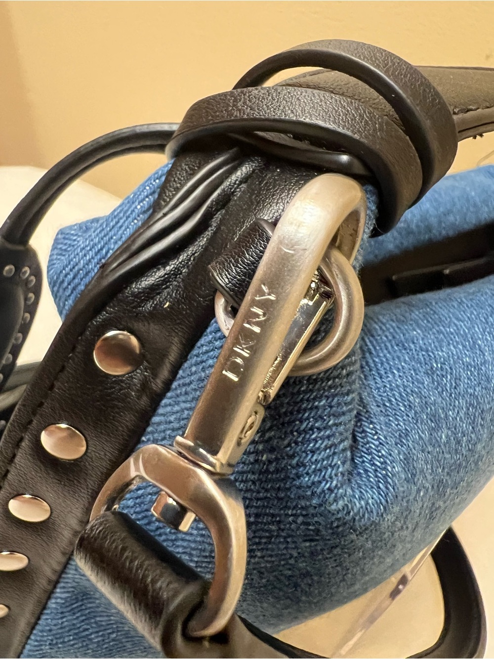DKNY Jeans Denim Crossbody NWT - Picture 6 of 8